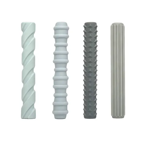 Textured Sensory Pencil Grips – Set of 4 (Grey)