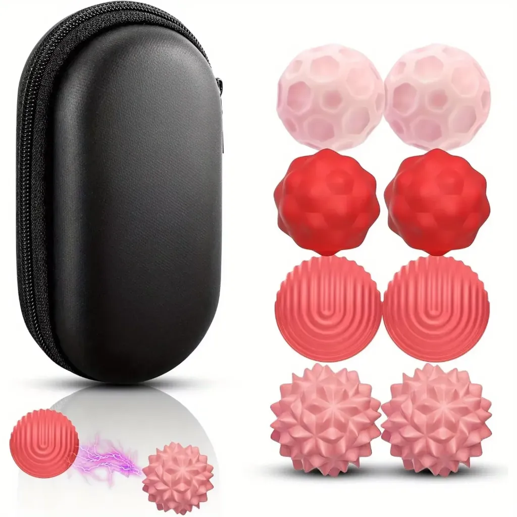 Magnetic Sensory Balls (Red)