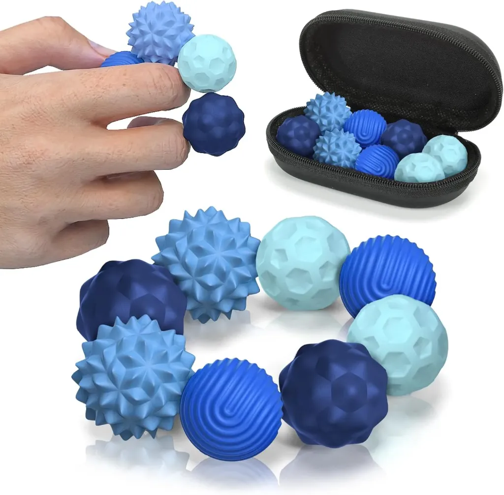 Magnetic Sensory Balls (Blue)