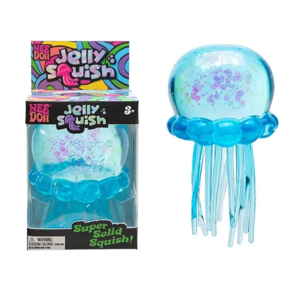 Glitter Jellyfish Squishy (Blue)