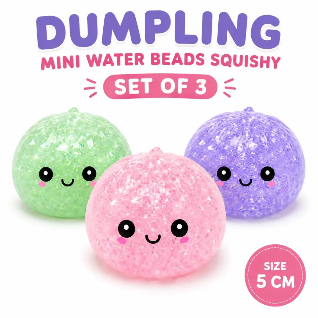 Mini Dumpling Beads/ Set of 3
